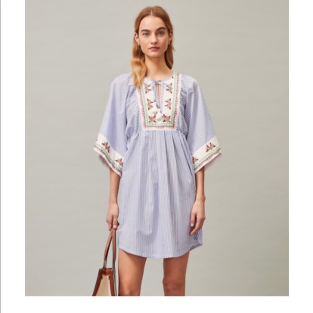 Tory Burch Embroidered Beach Tunic, NWT